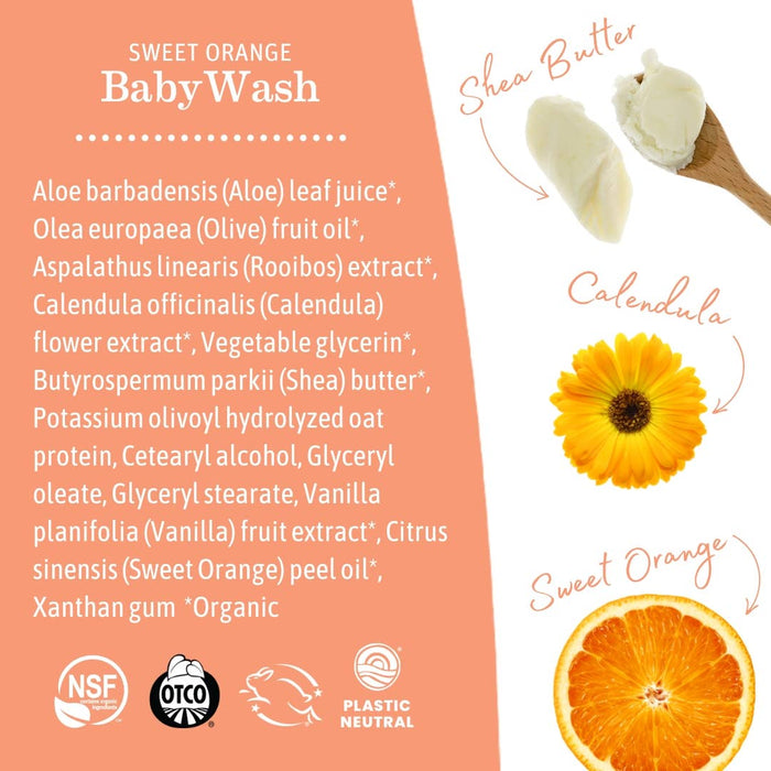 Earth Mama Organics Sweet Orange Baby Lotion