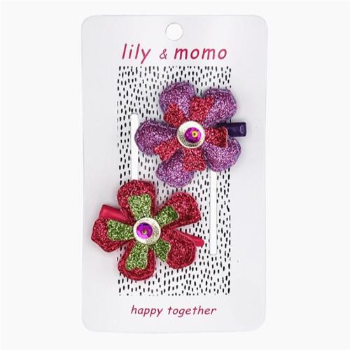 Lily and Momo Hair Clip 2pk