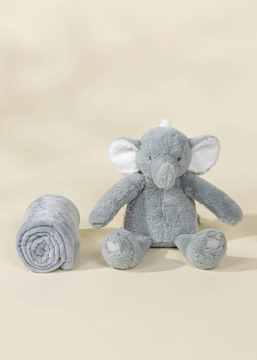 Coco Village Elephant Plush Toy Snuggling Blanket