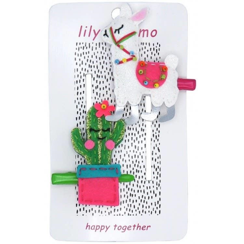 Lily and Momo Hair Clip 2pk