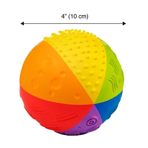 CaaOcho Natural Rubber Toys Sensory Ball Rainbow