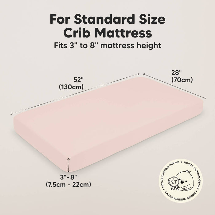KeaBabies 2-Pack Isla Fitted Crib Sheet