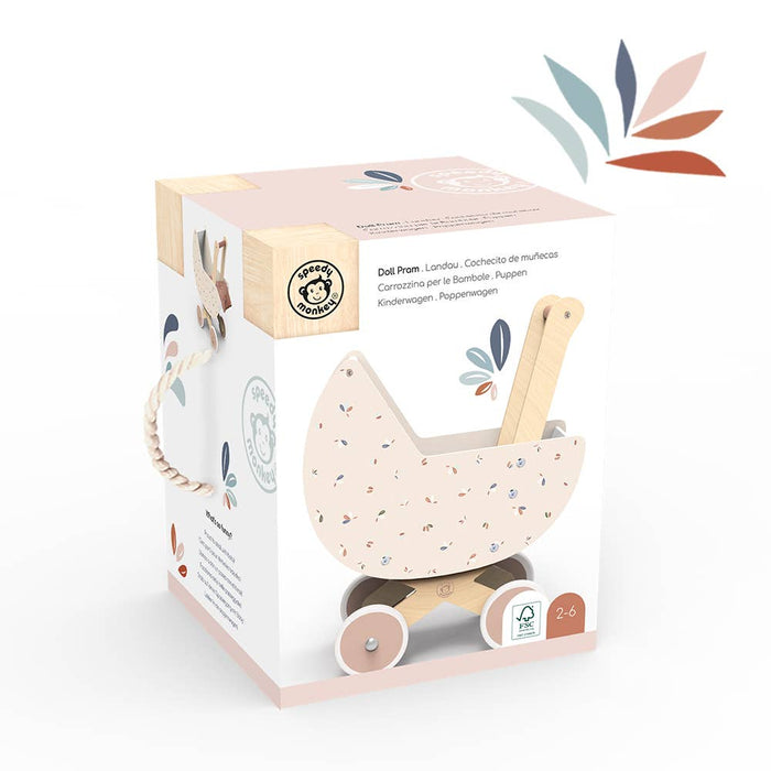 FSC Certified Multicolor Doll Stroller