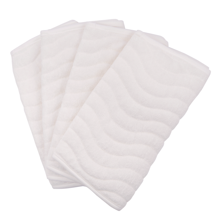 Ubbi Quilted Reusable Changing Pad Liners, Easy to Clean, White