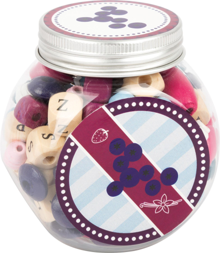 Small Foot Wooden Threading Beads Sweets Jar "Candy"