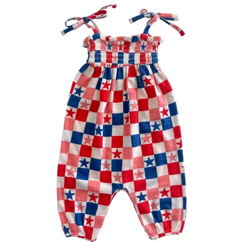 SIIX Organic Smocked Jumpsuit