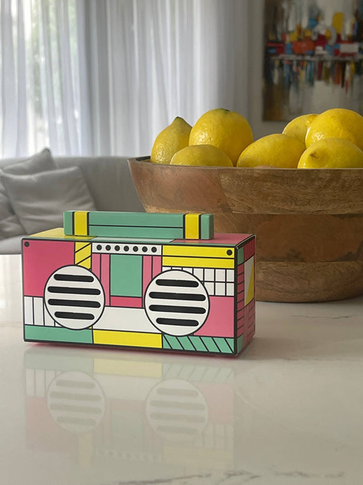 Retro Boombox Bluetooth Speaker-FL