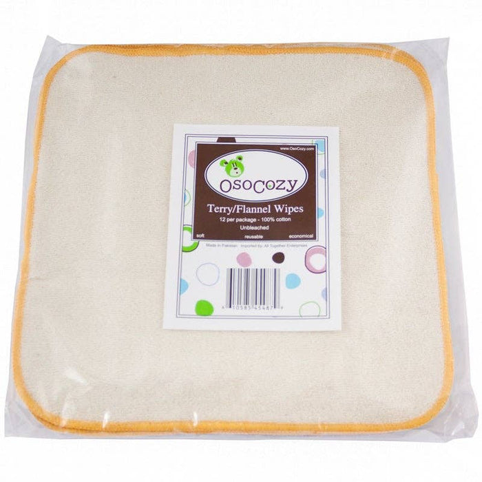 OsoCozy Reusable Cloth Baby Wipes