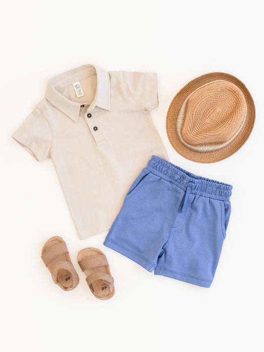 Colored Organics Baby and Kids Dane Short - Rain