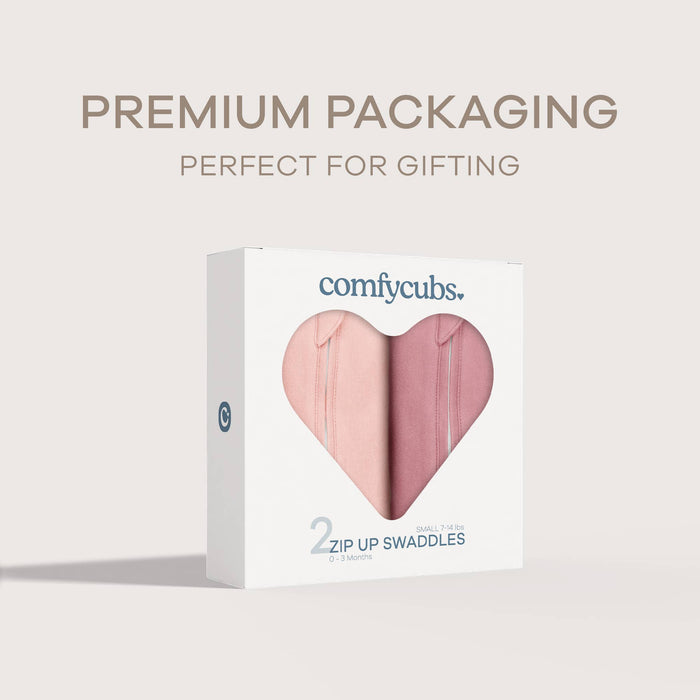 Easy Zipper Wrap 2 Pack Swaddle Blanket by Comfy Cubs