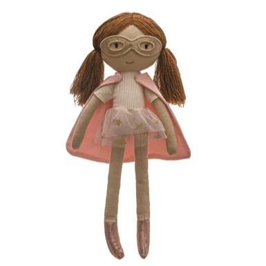 Creative Co-Op Cotton Super Hero Doll