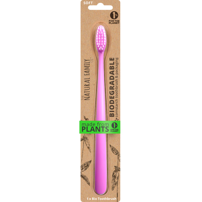 Jack N' Jill + NFco Bio Toothbrush Single - Neon