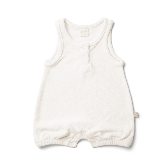 Quick Change Terry Romper - Cloud