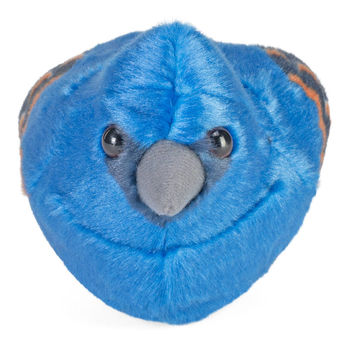 Audubon II Blue Grosbeak Stuffed Animal W Sound 5.5"