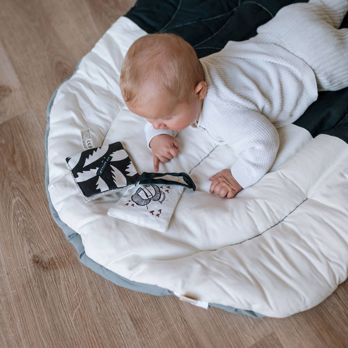 Wee Gallery Crinkle Pages Stroller Activity Toy for Baby - Wild