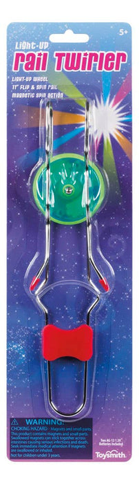Toysmith Light-Up Rail Twirler (Blue/Green)