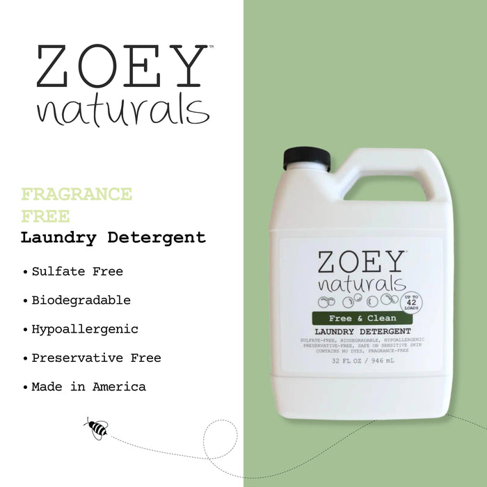 Zoey Naturals Free & Clean Laundry Detergent