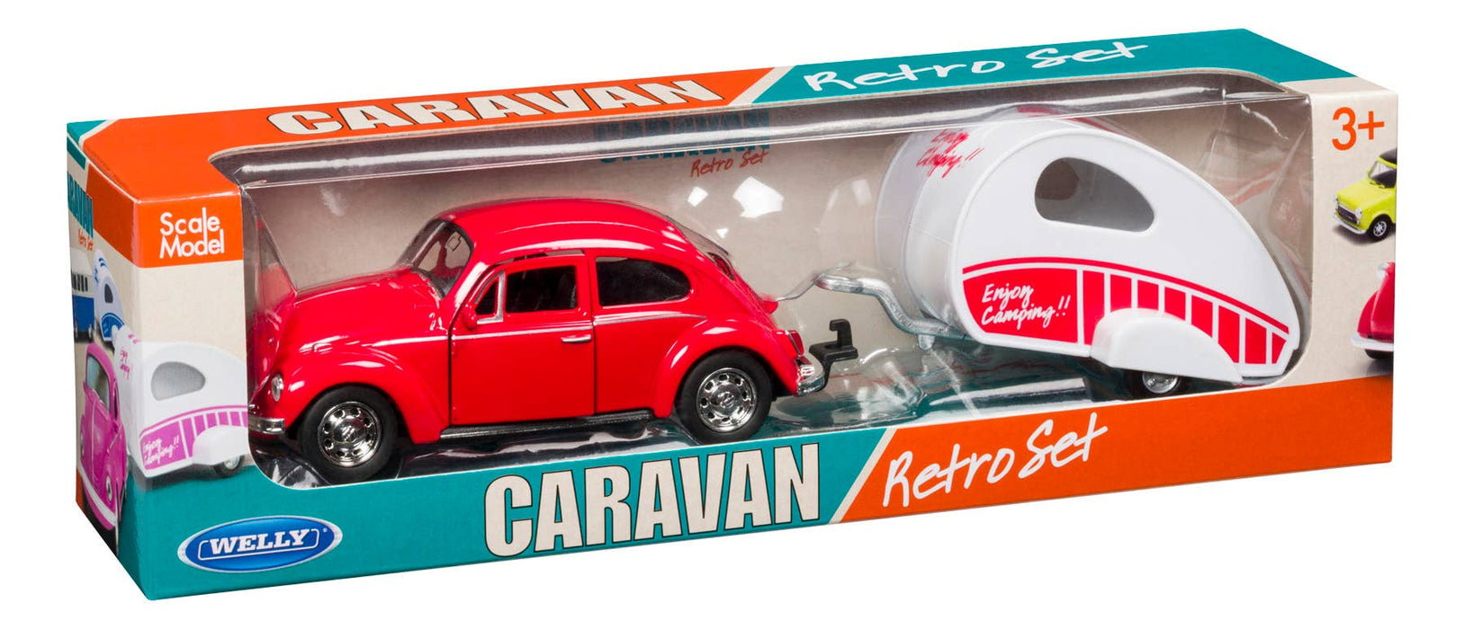 Toysmith Caravan Weekend Assorted Retro Toy Set-Toy Car