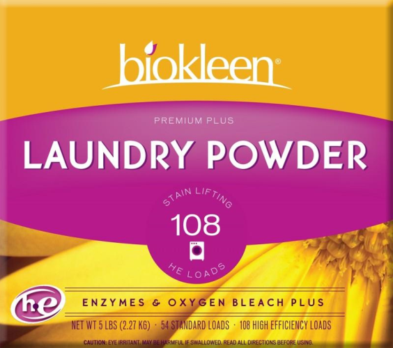 Biokleen Premium Plus Laundry Powder 5 lbs