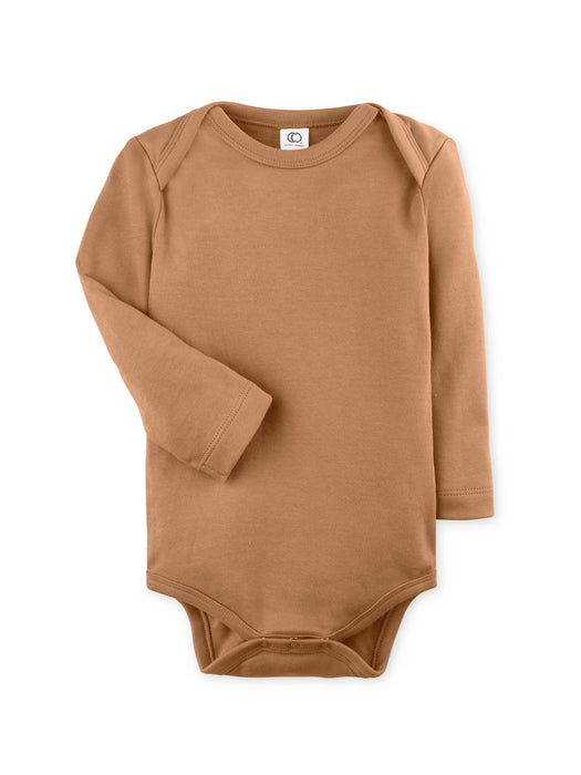 Organic Baby Long Sleeve Classic Bodysuit - Ginger
