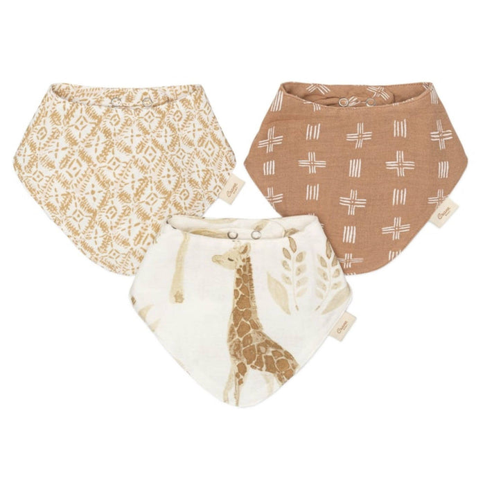 Kendi 3-Pc. Muslin Bib Set