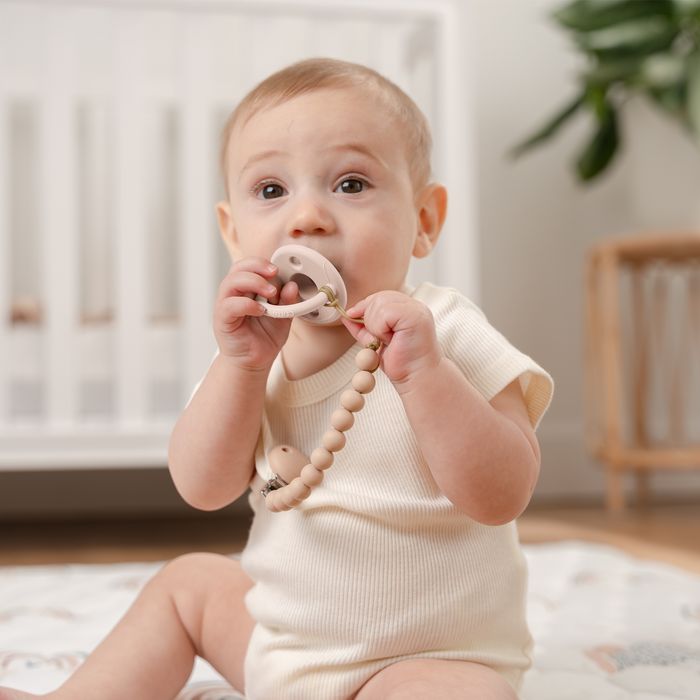 Baby Pacifier Clips, 100% Food Grade Silicone by Comfy Cubs