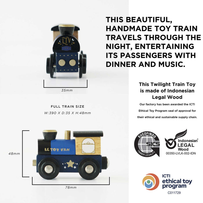 Le Toy Van Twilight Train & Carriages