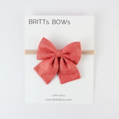 Britts Bows Banner Bow Headband