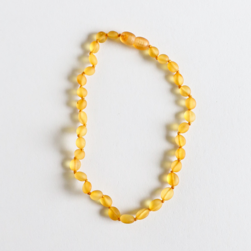 CanyonLeaf 12" Raw Amber Baby Necklace