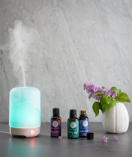 Woolzies Marble Cool Glass Ultrasonic Diffuser