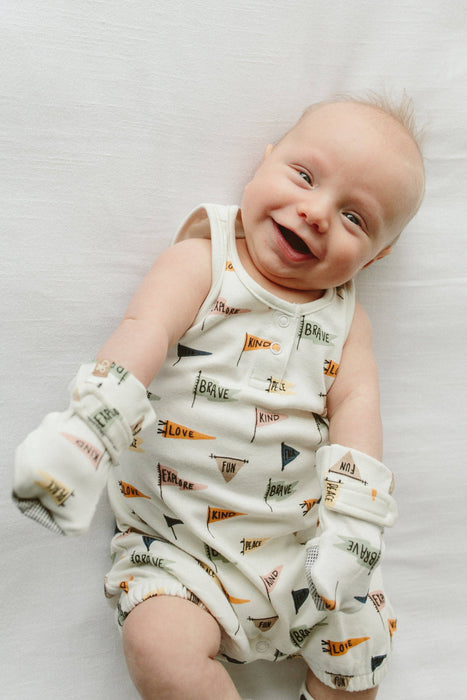 Quick Change Baby Romper - Affirmations