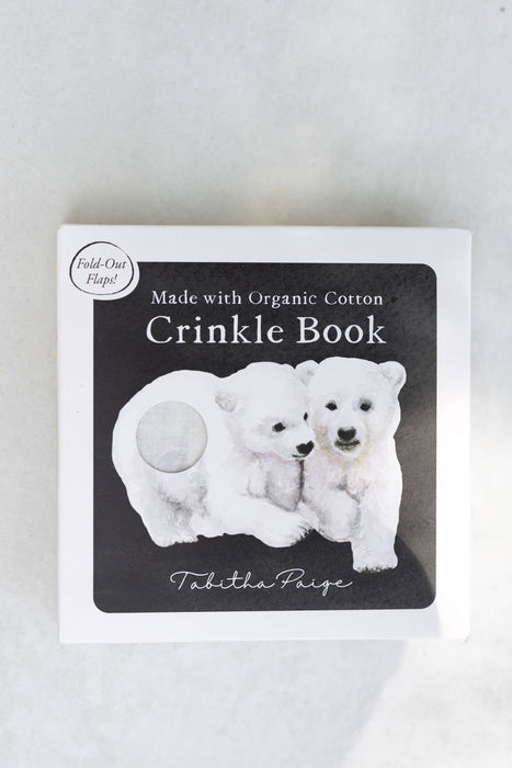 Baby’s Black & White Crinkle Book Made With Organic Cotton