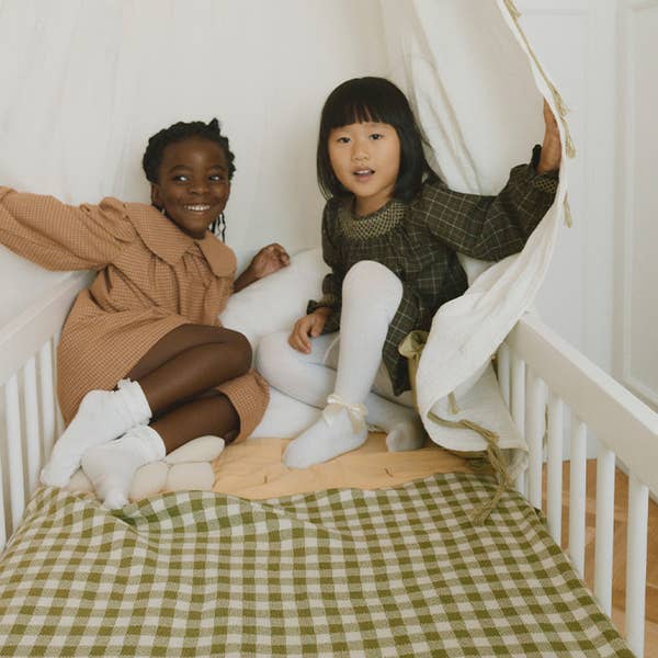 Lorena Canals Knitted Blanket - Vichy Matcha