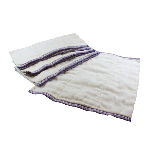 OsoCozy Prefolds Better Fit Sizing Cloth Diapers - 6 Packs