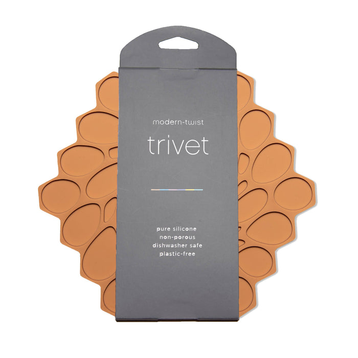 modern-twist Trivet: Amber