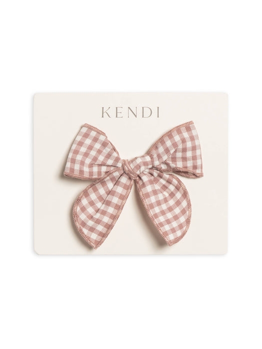 Colored Organics Poplin Bow Clip