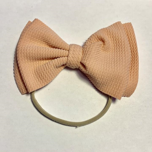 Sugar + Maple Skinny Headband with Big Bow