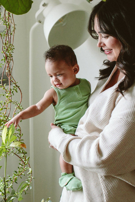 Quick Change Baby Romper - Matcha