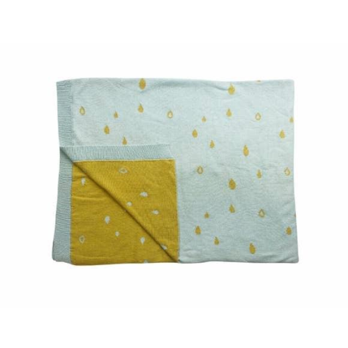 The Blueberry Hill Organic Cotton Blanket