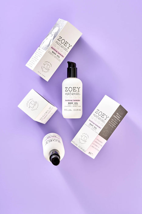 Zoey Naturals Soothing Lavender Body Oil - 4oz