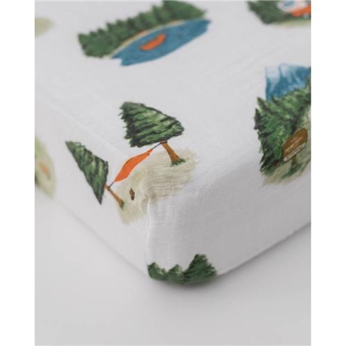 Little Unicorn Cotton Muslin Crib Sheet