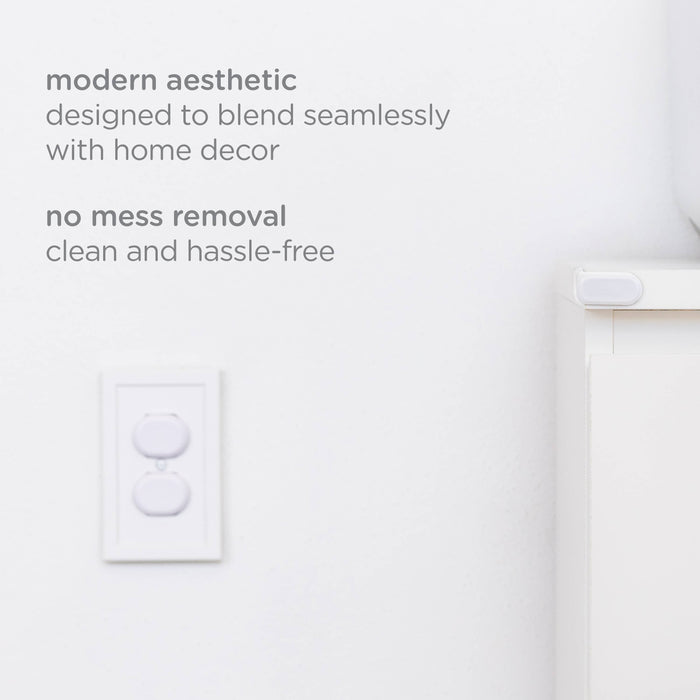 Ubbi Safety Bundle, 54 Piece Set - White