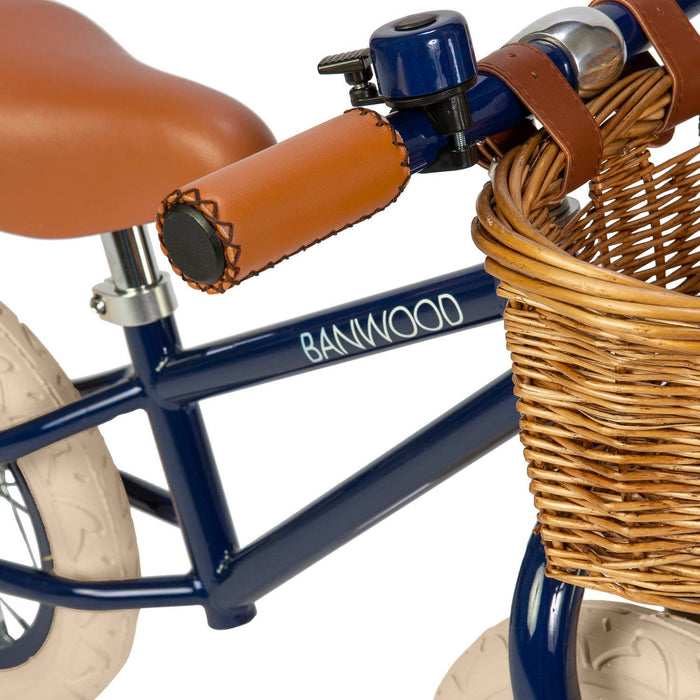 BANWOOD BALANCE BIKE FIRST GO VINTAGE - NAVY