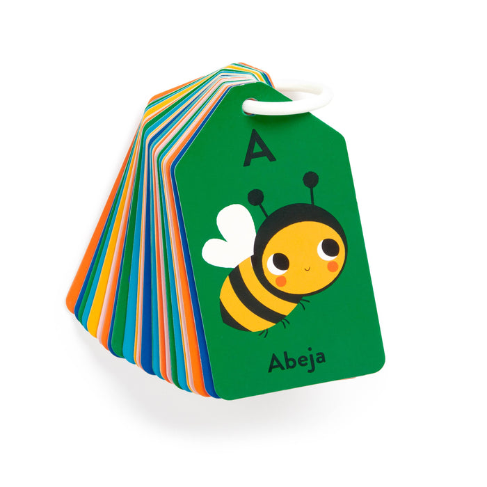 Spanish-English ABC Ring Flash Cards