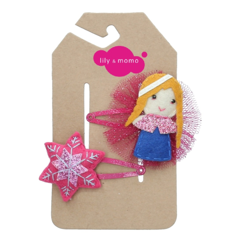 Lily and Momo Hair Clip 2pk