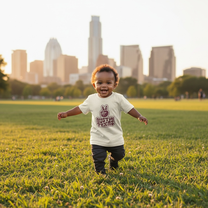 Gusto Graphic Tees Funky Town Austin Toddler Tee