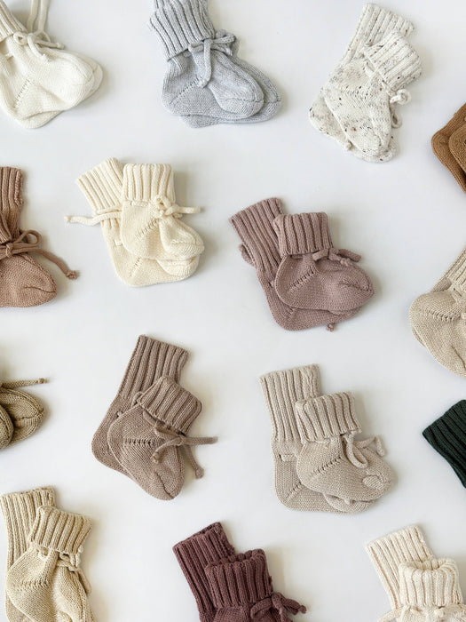 Baby Knit Booties Socks