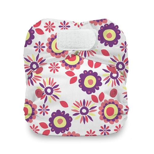 Thirsties Newborn Natural All In One Hook and Loop Cloth Diaper - NB NAIO H/L