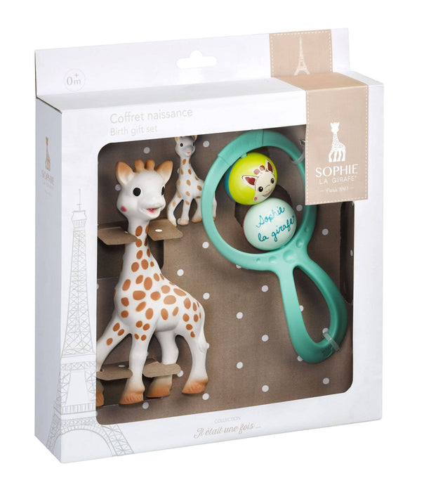 Gift Set Sophie La Girafe + Key Chain + Swing Rattle