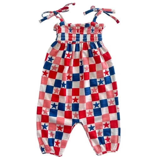 SIIX Organic Smocked Jumpsuit